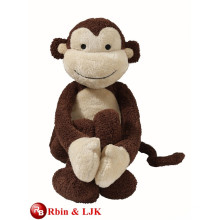 ICTI Audited Factory Promotion personnalisée de haute qualité Mouvement en peluche jouet en peluche Monkey